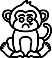 Detective Monkey with Magnifier vector