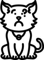 Thinking Cat Deep Thought Look vector