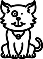 Zany Funny Wild Cat Expression vector
