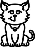 Wry Smile Tricky Cat Expression vector