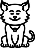 Relieved Happy Cat Expression vector