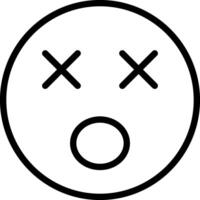 Dizzy Face With Spiral Eyes vector