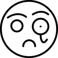 Detective Face With Magnifier vector