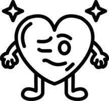 Woozy heart dizzy expression vector