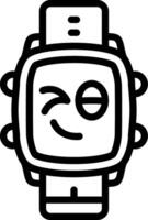 Wink Expression Watch Dial vector
