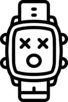 Dizzy Expression Watch Dial Style vector