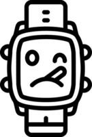 Thermometer Face Watch Dial Style vector