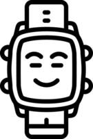 Happy Relieved Watch Dial Mood vector