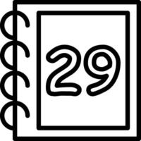 Twenty Nine Number Learning vector
