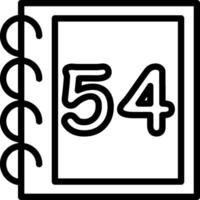 Fifty Four Child Number Learning vector