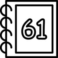 Sixty One Child Math Concept vector