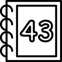 Forty Three Number Symbol Pack vector