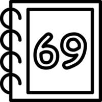 Sixty Nine Basic Math Symbol vector