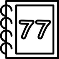 Seventy Seven Child Count Icon vector