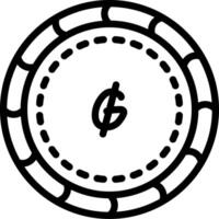 Paraguayan Guarani Currency Coin vector