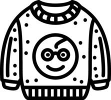 Funny Nerd Emoji Sweatshirt vector