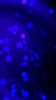 Title Blue bokeh lights blurry abstract background. Suitable for designs needing a soft, dreamy backdrop with a touch of color. video
