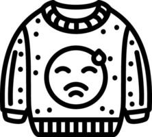 Embarrassed Shy Face Sweatshirt vector