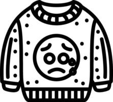 Anxious Face With Sweat Sweatshirt vector