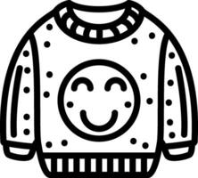 Blushing Face Emoji Sweatshirt vector