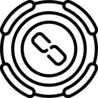 Broken Link Unlink Symbol vector