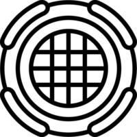 Grid Layout Square Icon vector