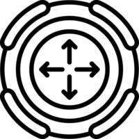 Move Direction Arrow Icon vector