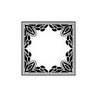 Elegant Decorative Frame in Art Deco Style - Illustration. vector