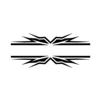 Modern Tribal Element with Text Space. vector