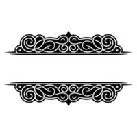Elegant Celtic Knot Frame - Ornate Border for Text. vector