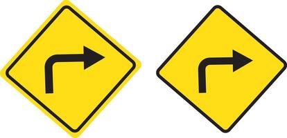 Turn Left Traffic Road Sign , no turn right, left, u turn signs, background, Illustration, vector