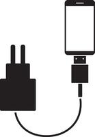 set off charger plug Simple vactor icon. Charger adapter icons, usb charging symbol, charger icon symbol, vector
