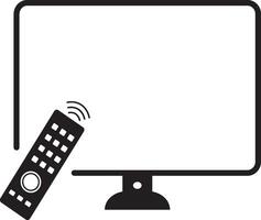 Modern television remote control icon. television icon sign .technology concept. remote Control on White Background vector