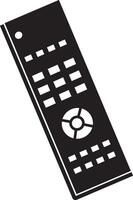 set off the Remote controller for TV in flat background icons. television icon sign .Remote icon in thin outlined.illustration on white , glyph style, vector