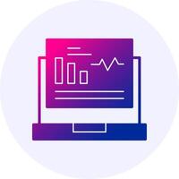 Dashboard Gradient Icon vector