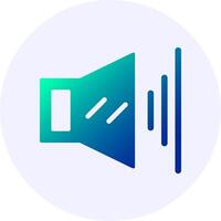 Volume Gradient Icon Design vector
