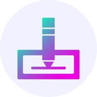 Edit Gradient Icon Design vector