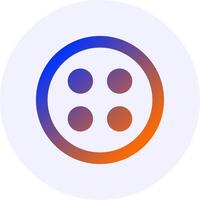 More Icon Minimal Gradient Style vector