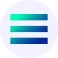 More Gradient Icon vector
