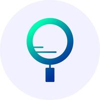 Search Icon Minimal Gradient Style vector