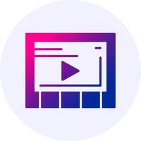 Gradient Icon Design vector