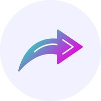 Share Icon Minimal Gradient Style vector