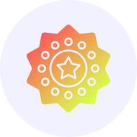 Best Seller Icon Minimal Gradient Style vector