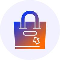 Buy Now Icon Minimal Gradient Style vector