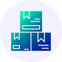 Product Variants Icon Minimal Gradient Style vector