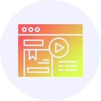 Product Icon Minimal Gradient Style vector