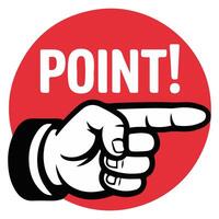 hand selecting crucial information points isolated illustration on white background vector