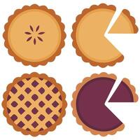 pie slice and cheese icon isolated illustration on white background vector