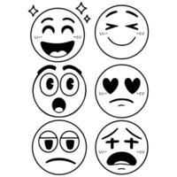 set of 3d cartoon eyes isolated illustration on white background vector