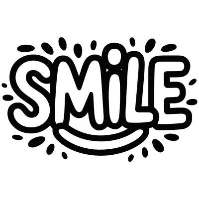 Smiling face with wink and tongue out isolated white background